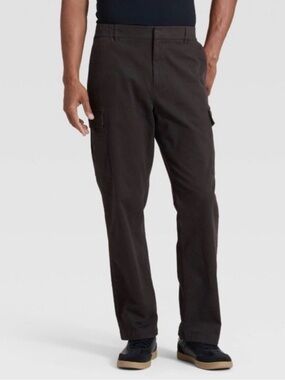 Size Medihm Men’s Goodfellow & Co Straight Leg Cargo Pants Chocolate Brown